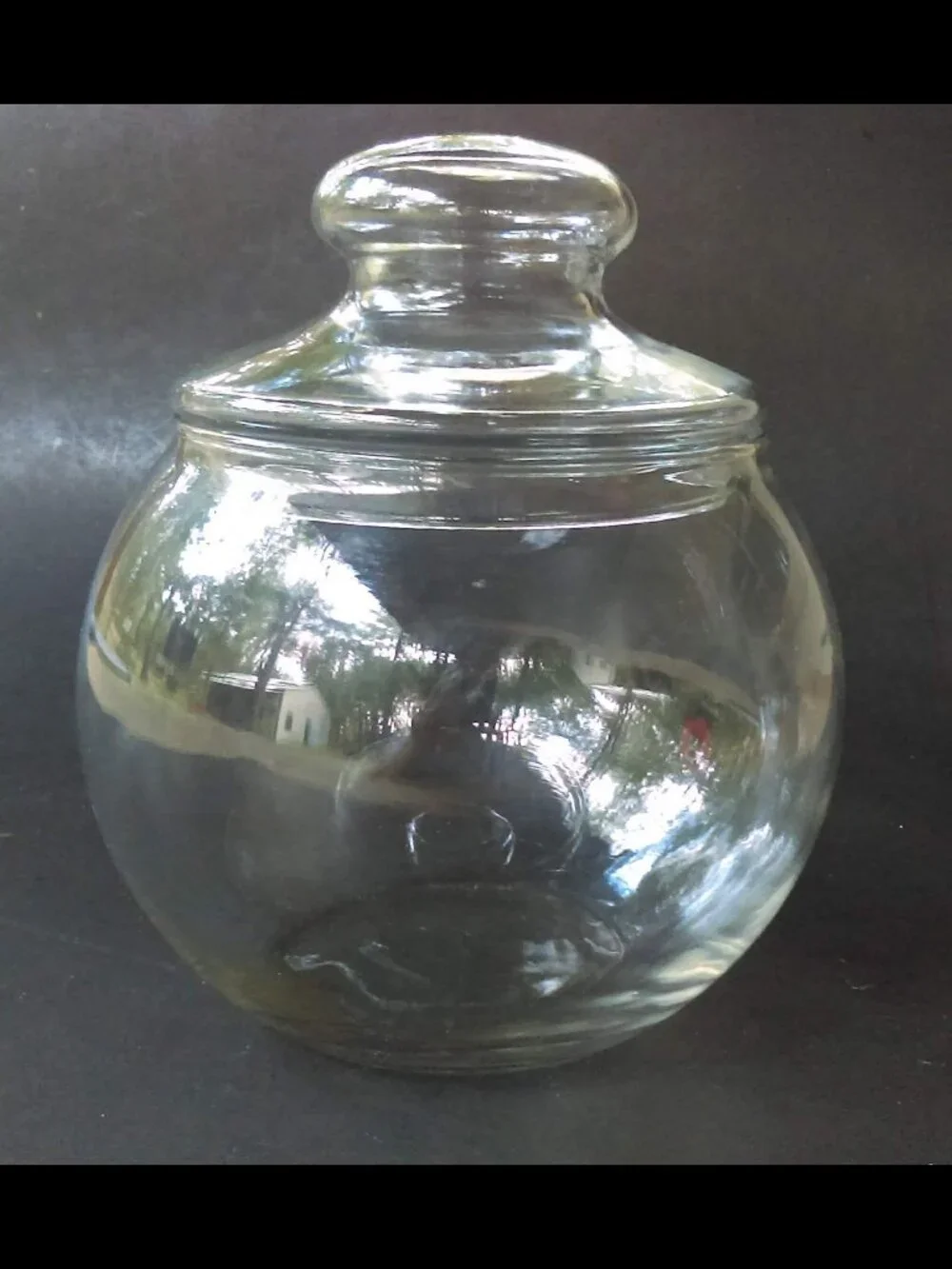 Clear Glass Round Cookie Candy Jar Apothecary Wedding Display Candy Bar with Lid